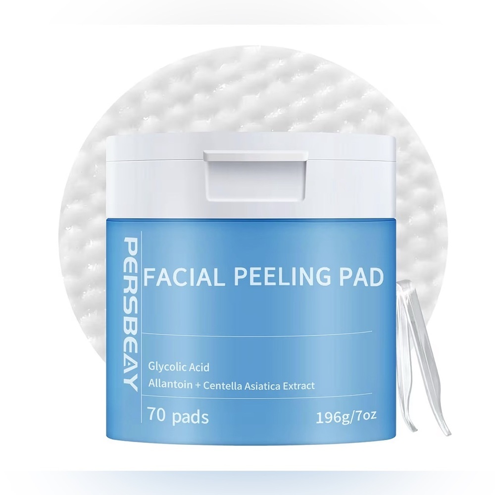 Glycolic Acid Pads, Exfoliating Toner Pads for Facial Radiance set of 2